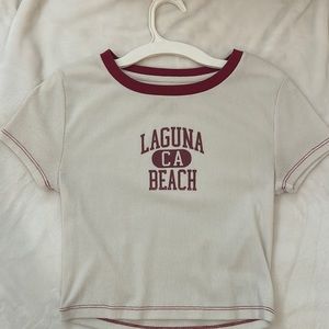 Aeropostale baby tee blue vintage